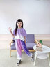 小豬彼特女童夏裝2025新款兒童短袖套裝時髦洋氣夏季中大童運(yùn)動服12歲女孩 9881漸變色+5726漸變紫 【套裝】 170 cm 曬單實(shí)拍圖