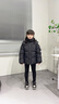 雅鹿2025新款兒童羽絨服中長(cháng)款加厚韓版中大童男童女童洋氣冬外套 黑色 160 cm 曬單實(shí)拍圖