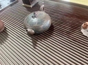 洛湘宜興紫砂壺純?nèi)止っ抑禅P妹泥繪原礦紫砂功夫茶壺家用泡茶收藏 280ml 靠山石壺(紫玉金砂) 曬單實(shí)拍圖