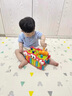 沐童堡兒童音樂(lè )六面體玩具嬰兒玩具6個(gè)月以上男孩女孩益智早教周歲禮物 【螃蟹-紅色】15合1多功能六面體 曬單實(shí)拍圖
