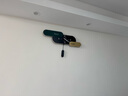 普朵鐘飾 HOME DECOR掛鐘輕奢現(xiàn)代風(fēng)家用掛墻時(shí)鐘高端大氣創(chuàng)意2025新款網(wǎng)紅客廳鐘表 A款黑金綠大號(hào)：寬68.8*高43.6cm 曬單實(shí)拍圖