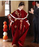 塞德勒中式敬酒服2025新款新娘訂婚加絨旗袍結(jié)婚禮服女紅色冬季回門長(zhǎng)袖 酒紅色披肩款 S（建議86-95斤) 曬單實(shí)拍圖