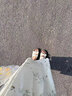 九寸陽光2025夏季新款法式厚底拖鞋女外穿配裙子百搭仙女風(fēng)蝴蝶結(jié)一字涼拖 蝴蝶結(jié)拖鞋【米白色】 36碼 曬單實拍圖