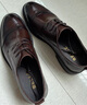 百麗（Belle）通勤商務(wù)鞋男牛皮婚宴紳士正裝皮鞋A1220CM3預售 棕色 39 (245mm) 曬單實(shí)拍圖