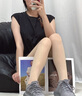 阿迪達(dá)斯 （adidas）三葉草男鞋Yeezy350椰子鞋低幫透氣緩震休閑運(yùn)動(dòng)跑步鞋IF3219 IF3219/水泥灰(偏緊) 46 建議拍大一碼(285mm) 曬單實(shí)拍圖
