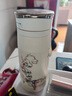 KENVLES英國品牌高顏值女士保溫杯車(chē)載便攜泡茶水杯七夕情人節教師節禮物 【甄選心動(dòng)禮盒】暖杏白+316內膽 曬單實(shí)拍圖