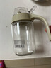茶花（CHAHUA）廚房玻璃油壺調味罐油罐醋瓶醬油瓶帶防塵蓋防漏油瓶 灰色   375ML 曬單實拍圖