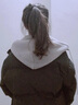 春乏假兩件連帽羊羔毛羽棉絨服女學(xué)生冬季新款加厚防寒面包服外套 黑色【綿服】 M 曬單實(shí)拍圖