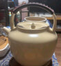 聚器堂 陶壺陶瓷 手工燒水壺 大號提梁壺泡茶壺 電加熱煮茶器煮茶壺 滑石釉尚水燒水壺 曬單實(shí)拍圖