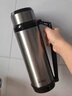 希諾（heenoor）保溫壺不銹鋼暖熱水瓶大容量保溫水·杯男戶(hù)外車(chē)載便攜旅行水壺 1200ml 本色 曬單實(shí)拍圖