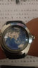 KAFYASE手表男機械表大表盤(pán)藍色星球夜光潮流手表流浪地球防水男表 玫金地球 曬單實(shí)拍圖