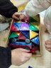 弥鹿（MiDeer）儿童玩具钻面彩窗磁铁玩具100片彩窗磁力片（含小车*2）+收纳袋 晒单实拍图