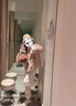 DXOT粉色毛絨外套女小個(gè)子感兩面穿棉衣棉服加厚休閑甜妹冬季2025新款 粉色（兩面穿） M 96-110斤 曬單實(shí)拍圖