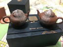 藏壺天下正宗宜興紫砂壺純手工茶壺單壺茶具家藏原礦老紫泥全手工笑櫻壺 大款（深井老紫泥） 曬單實(shí)拍圖