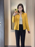 NAOTIEA意大利小帆船翻領(lǐng)長(cháng)袖POLO開(kāi)衫女2025秋冬新款品牌打底內搭上衣 芒果黃 L （建議100-115斤） 曬單實(shí)拍圖