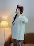 羅蒙（ROMON）學(xué)院風(fēng)polo領(lǐng)可愛(ài)甜美超好看毛衣女冬季2025新款立體花朵軟糯上衣 米白色 均碼 -80-140斤 曬單實(shí)拍圖