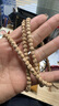 懂香帝熱振百香籽手串藏式直切深坑鬼臉108顆高密原籽柏香籽文玩手串鏈 小金豆108顆5mm 曬單實拍圖