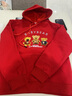 ZGWT輕奢高檔品牌小熊連帽衛衣女寬松春秋新款時(shí)尚外套百搭加絨上衣服 連帽-紅色【加絨】-三只小熊 XL 碼【建議110-120斤】 曬單實(shí)拍圖