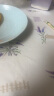 MEIWA桌布防水防油免洗pvc餐桌布布艺台布餐桌垫茶几布140*140cm薰衣草 实拍图