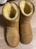 AU&MU澳洲雪地靴羊皮毛一體冬季加絨女士東北戶(hù)外防滑加厚棉鞋中筒女靴 栗色 【聯(lián)系客服，自選星座】623 36 U5 曬單實(shí)拍圖