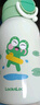 樂(lè )扣樂(lè )扣（LOCK&LOCK）開(kāi)學(xué)季兒童保溫杯便攜不銹鋼帶吸管小學(xué)生保溫杯專(zhuān)用 青蛙綠【雙飲蓋】 560ml 曬單實(shí)拍圖