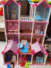 古欧（GUOU）女孩玩具儿童过家家娃娃屋城堡4层仿真别墅生日礼物大礼盒 实拍图