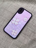 吟悅 適用蘋(píng)果x/xs/max手機殼 iPhoneXR輕奢新款ins全包鏡頭硅膠防摔皮紋軟殼好運葫蘆女款 【暗紫色】幸運四葉草紫-贈膜+掛繩 蘋(píng)果xsmax 曬單實(shí)拍圖
