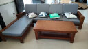 丽巢 实木沙发客厅组合家具中式现代转角沙发小户型木质沙发床两用17 四+贵+茶几+电视柜+餐桌 实拍图