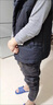凱美涵羽絨棉馬甲男冬季無袖坎肩外套加絨加厚馬夾背心大碼寬松男士冬裝 杏色 港蟹803 XL 140-170斤 曬單實拍圖
