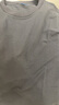 十如仕t恤男女款門店同款短袖春夏【奢級蠶絲】商務休閑透氣柔軟 T23 黑色 XL 曬單實拍圖