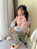 清尋兒童卡通袖套防污耐臟韓版男童女童刺繡毛絨套袖寶寶秋冬嬰兒罩袖 可愛(ài)卡通袖套3雙裝#7 曬單實(shí)拍圖