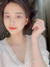 Vana小福牌銀手鐲女999足銀手環(huán)素圈七夕情人節(jié)禮物送女朋友老婆 小福牌手鐲 曬單實拍圖