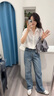 皮爾卡丹秋季女裝春秋穿搭女套裝微胖減齡高級(jí)感2025新款洋氣三件套裝 三件套【女神范針織奶糯風(fēng)套裝奶 L 【推薦100-120斤】 曬單實(shí)拍圖