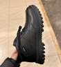 【真牛皮】戈耐棉鞋冬天季加絨加厚保暖高幫雪地鞋真皮商務(wù)休閑棉皮鞋二棉男士軟底防滑中年老年人爸爸棉鞋子 黑色 【真牛皮】加絨款 39碼(245MM) 曬單實(shí)拍圖