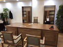 寧邱絡閣（NICHLORT）新中式白蠟木老板桌大班臺桌董事長電腦辦公桌椅沙發(fā)實木茶幾書柜 2.8m辦公桌【白蠟木】 曬單實拍圖