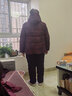 俞兆林（YUZHAOLIN）中老年人羽絨服媽媽冬裝奶奶加厚白鴨絨老年人衣服大碼60歲80外套 Z05紅色[優(yōu)質(zhì)白鴨絨填充] 5XL 建議145-160斤 曬單實(shí)拍圖