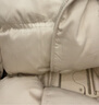 百圖betu女裝冬季新款羽絨服連帽松緊腰帶白鴨絨外套女2412T03 香檳色 XS 曬單實(shí)拍圖