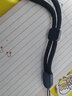客套客套 可調(diào)節(jié)手機掛繩u盤短款掛繩對講機繩子手腕藍牙音箱鑰匙飾件防丟吊繩男女新款潮 （純黑色）1條裝 曬單實拍圖