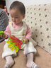 G.DUCKKIDS小黃鴨嬰兒背帶褲男寶寶春裝寬松舒適嬰幼兒寶寶褲子女寶寶兒童小 米白色（春秋款） 80 cm-可開檔 建議身高70-80cm 曬單實拍圖