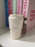 名銳（MINGRUI）保溫杯咖啡杯女生便攜隨行不銹鋼水杯子學(xué)生刻字 粉色漸變雙飲咖啡杯340ML 【一杯雙飲】 曬單實(shí)拍圖