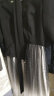 诺丽缇气质宴会晚礼服长款2024新款平时可穿主持人年会演出梦幻星空裙女 黑色长款 XL 实拍图