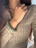 Vana漸變菩提子手串男女款菩提根手鏈七夕情人節(jié)禮物送男女朋友老婆 漸變綠菩提手串 曬單實(shí)拍圖