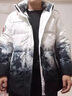 啄木鳥(niǎo)（TUCANO）青少年羽絨服男生冬季痞帥氣穿搭配加厚保暖休閑套裝男學(xué)生衣服潮 1688黑白羽絨衣+白毛衣+加絨褲 XL 【推薦120-140斤】 曬單實(shí)拍圖