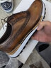 BERLUTI Fast Track 皮革運動(dòng)鞋男鞋男士商務(wù)休閑鞋【享12期免息】 深可可棕色 42.5 /085 曬單實(shí)拍圖