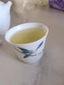 千紅窯 手繪品茗杯主人杯單杯仿古白瓷功夫茶杯套裝陶瓷茶盞個(gè)人杯 君德主杯一套（6個(gè)） 曬單實(shí)拍圖