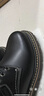 Dickies工裝鞋男鞋秋冬季英倫風(fēng)休閑皮鞋男黑色百搭男士大頭皮鞋 黑色【S32】 41 【偏大一碼，適合運動(dòng)鞋42】 曬單實(shí)拍圖