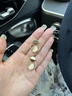 卡希芙小眾獨(dú)特貓眼石耳飾女銀耳釘耳環(huán)2024新款爆款高級(jí)感輕奢氣質(zhì)耳墜 金色A款 曬單實(shí)拍圖