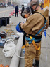 五點(diǎn)式安全帶 全身式新國(guó)標(biāo)安全繩全套工地工人空調(diào)輕便安全帶防墜落套裝 背帶【不含繩鉤】 曬單實(shí)拍圖