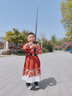 奧蒙威（AOMENGWEI）兒童漢服男童夏季古裝明制錦衣衛飛魚(yú)服帥氣古風(fēng)俠客演出服STFY01 飛魚(yú)服紅色（雙排扣腰帶） 120 曬單實(shí)拍圖