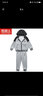G.DUCKKIDS男童運動套裝春秋裝兒童衣服帥氣休閑連帽外套長褲兩件套2024新款 LAKU款加厚灰色 加絨 160 建議身高145-155cm左右 曬單實拍圖